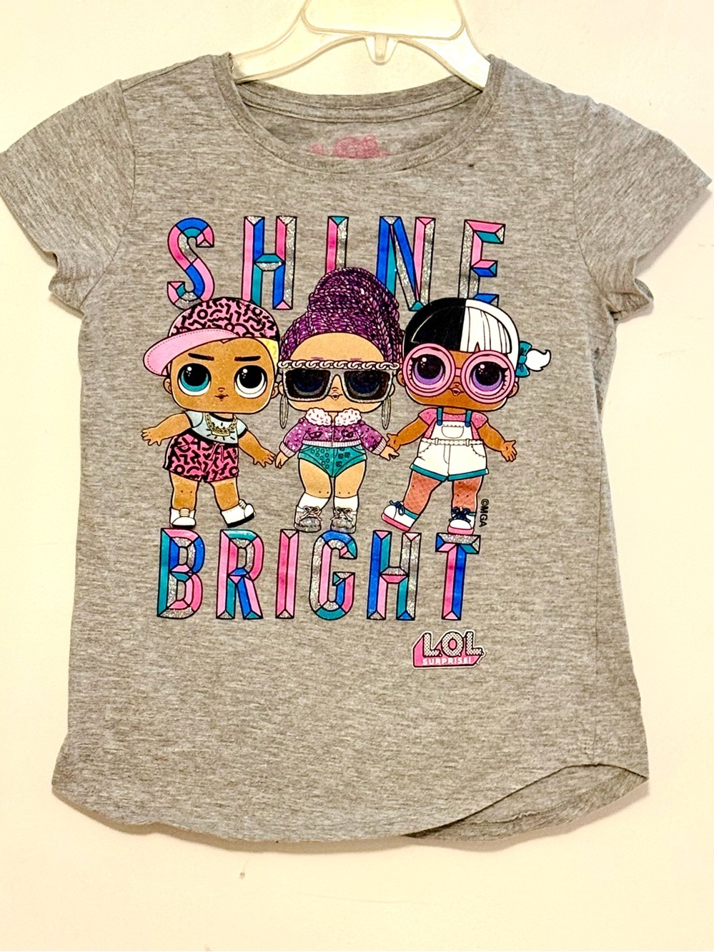 L.O.L. Surprise! Gray Sparkling Tee